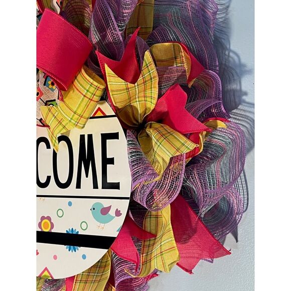 Spring Door Wreath - Picture 4 of 4